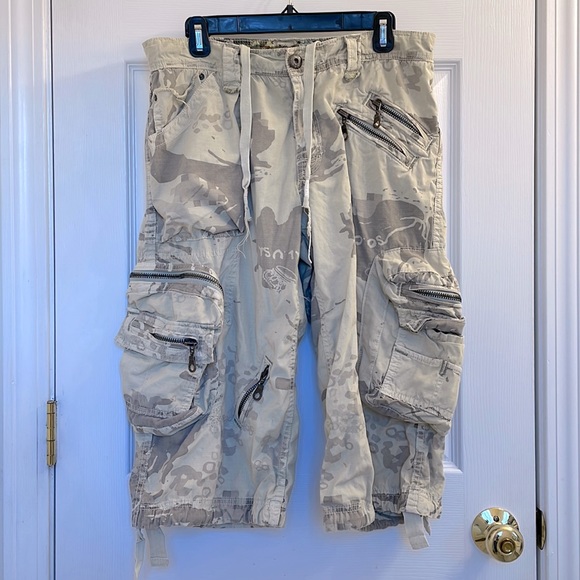Z Brand Pants & Jumpsuits Z Brand Capri Length Cargo Camo Print